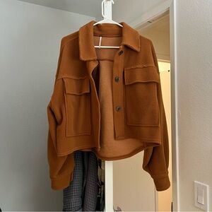 Free people cropped ruby jacket size small barely worn